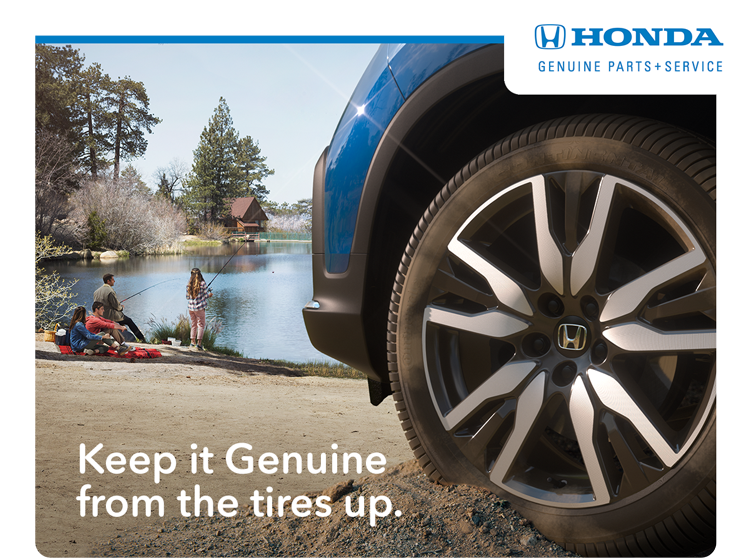 Keep it Genuine from the tires up.