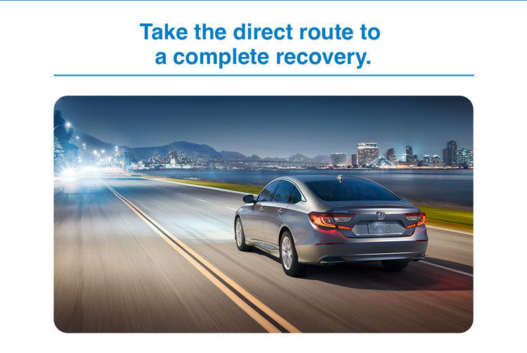 Take the direct route to a complete recovery.